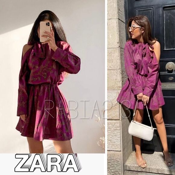 ZARA LIMITED EDITION PRINTED DRESS - Picture 1 of 10